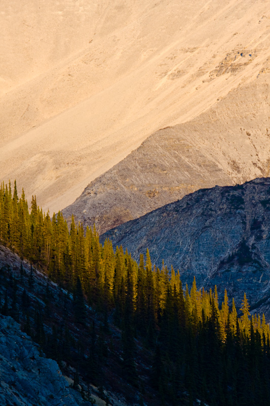 Light And Shadow On Mountainside